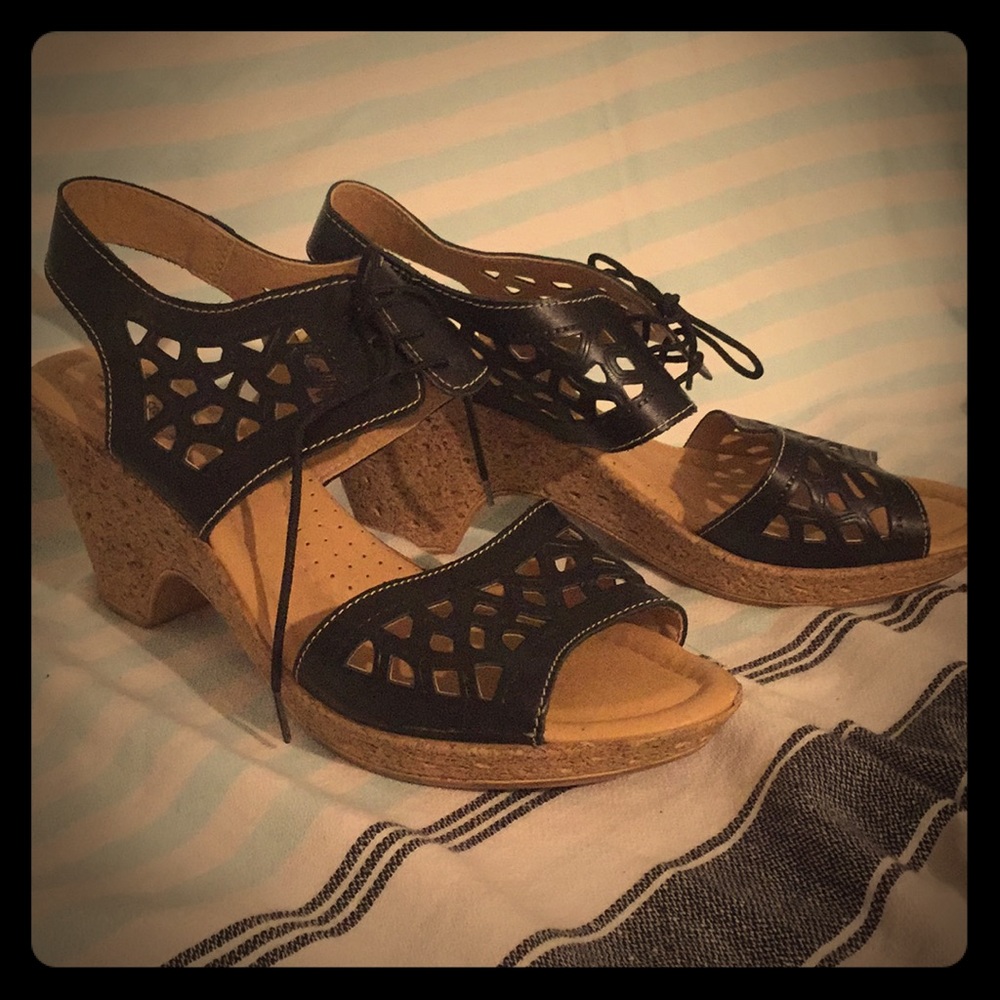 Spring Step “Lamay” Platform Sandal Leather EU 41